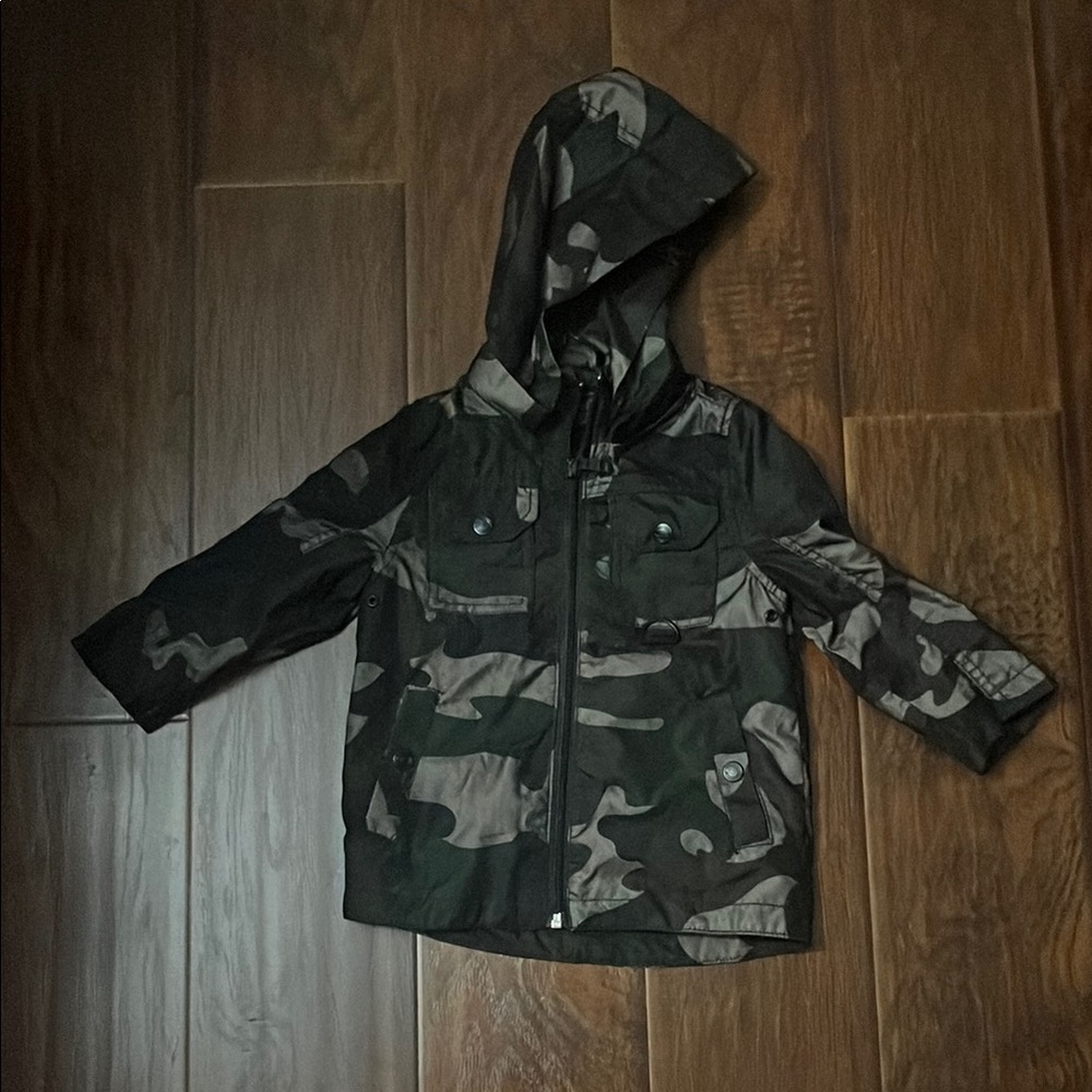 Kids Camouflage Hooded Jacket